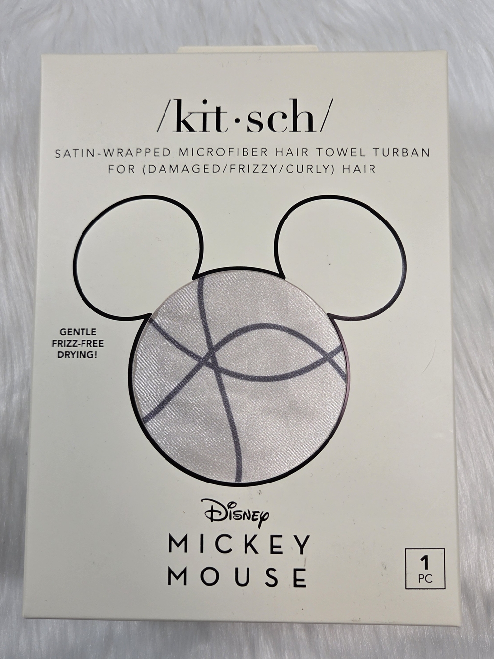 🆕️ Kitsch Disney Mickey Satin Wrapped Hair Towel